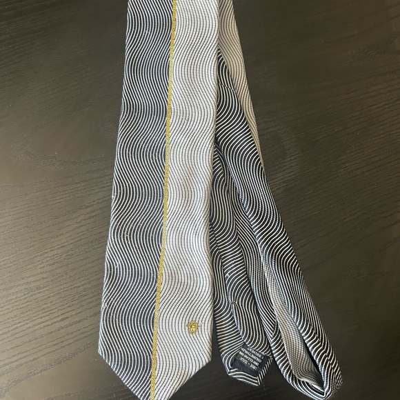 Vintage Gianni Versace Silk Tie – Medusa Logo & Greek Key Detail - Picture 1 of 6
